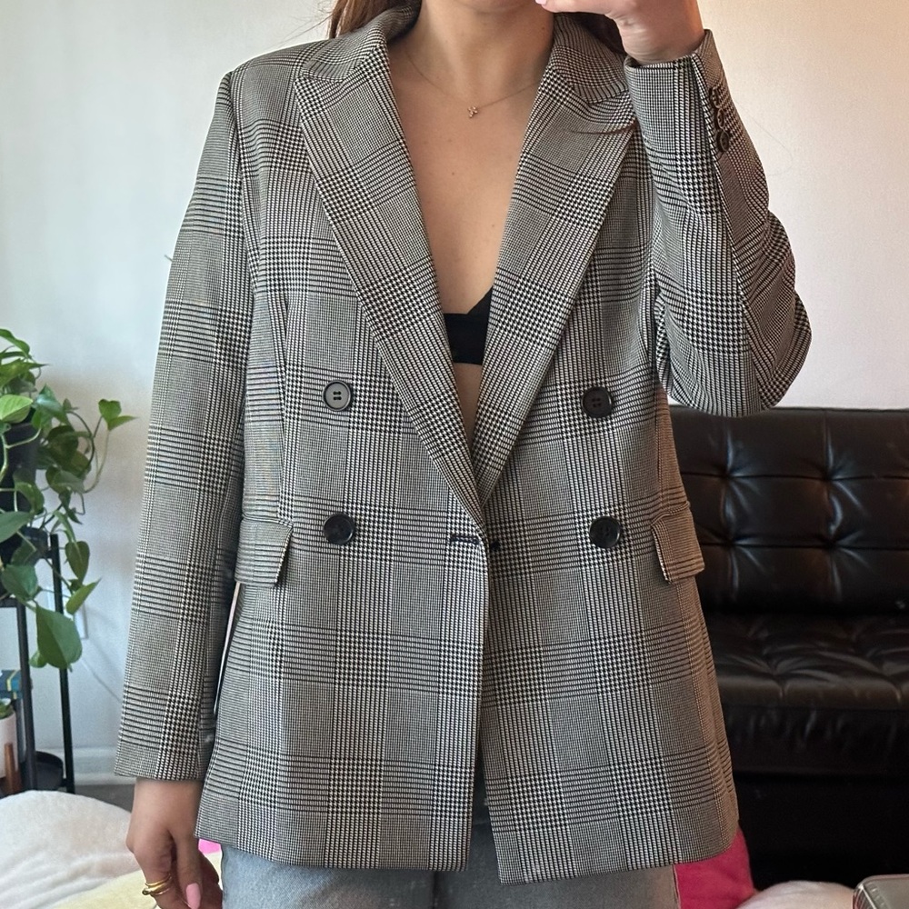 Plaid Blazer